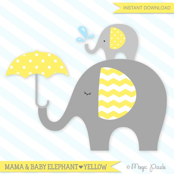 yellow elephant clipart - photo #21