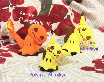 Mimikyu Pokemon Clay Sculpture- Multiple Options Available