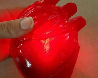 Glow heart with light once upon a time Regina Rumplestilskin or Zombie *PRE ORDER