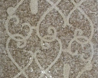 Pastel Mosaic Pattern Design- Geometric Mosaic