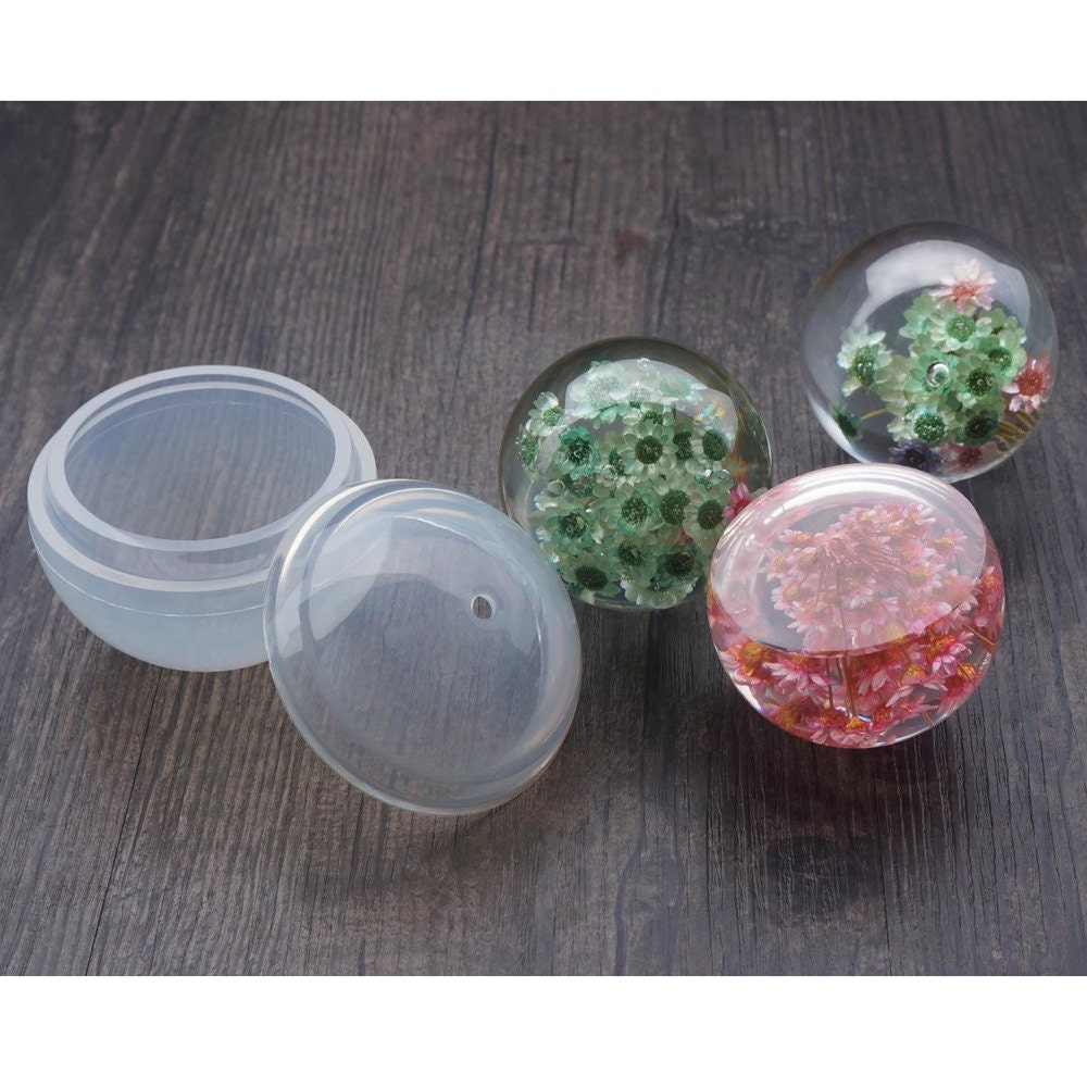 Sphere Silicone Mold Dia6cm Ball Silicon Resin Mould DIY