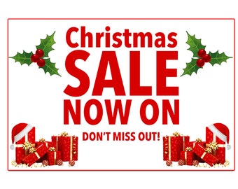 3 x 5ft Christmas sale Vinyl Banner