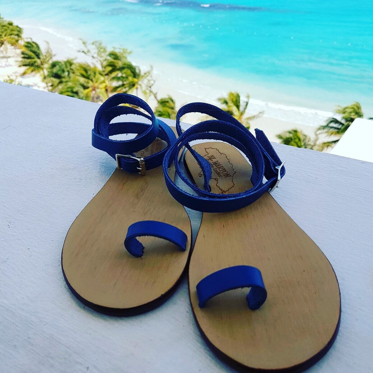LILIAN by el marton handmade leather sandals made in Jamaica
