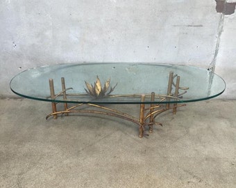 Mid Century Silas Seandel Brutalist Lotus Coffee Table (NZAF18)