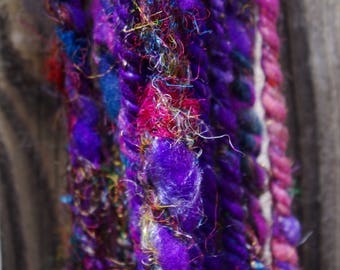 Sari not Sorry Handspun Art Yarn