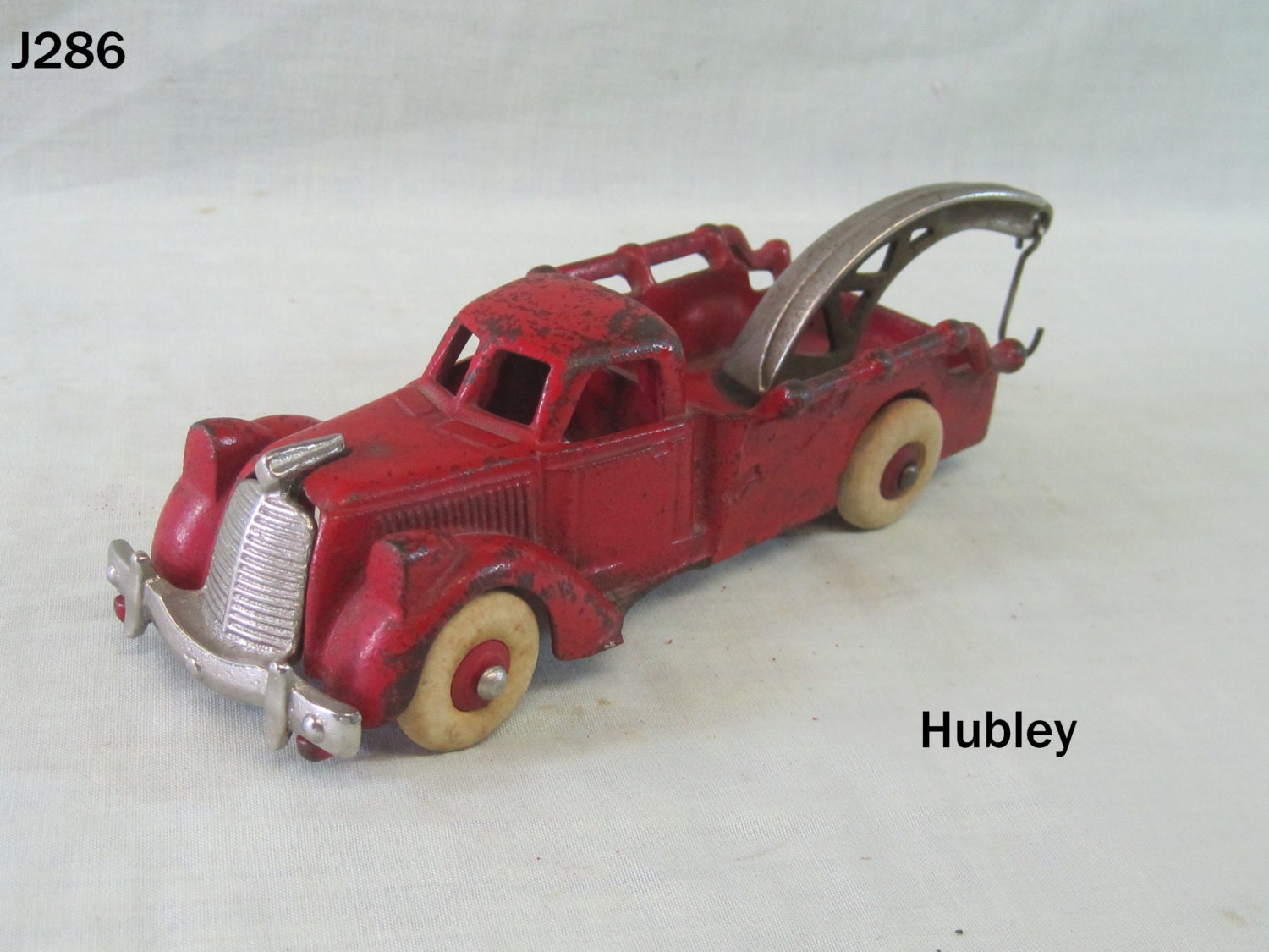 Vintage Antique Hubley Mfg. Cast Iron Toy Tow by FindsFromTheRoad