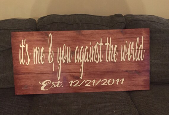 ON SALE Large wooden over the bed sign master bedroom decor