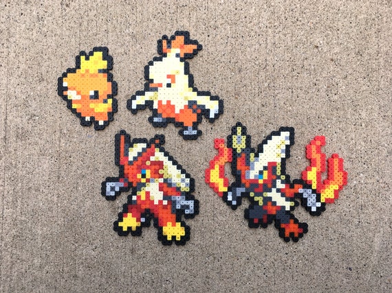 Torchic Combusken Blaziken Mega Blaziken Pokemon By Pixelixir