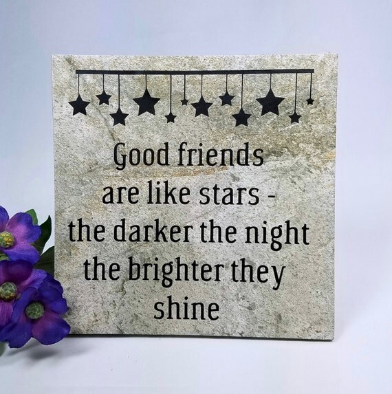 Friends are like stars ornament picture