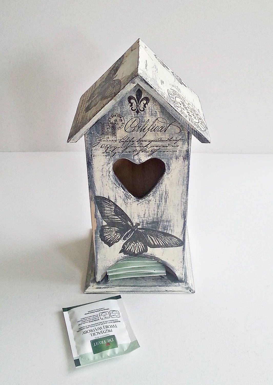 tea bags holder tea house box wooden tea box tea bag box