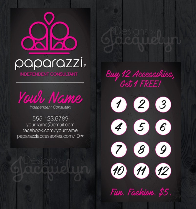 Paparazzi Accessories Businessfrequent Buyer Cards Classy