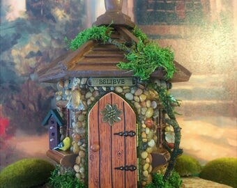 Fairy House /Fairy House with lights / Outdoor Fairy House