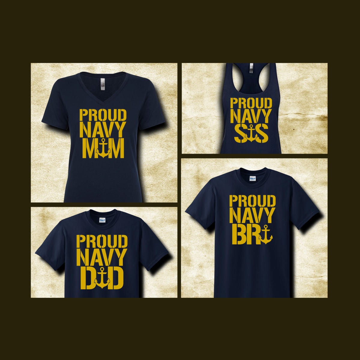 proud navy family shirts