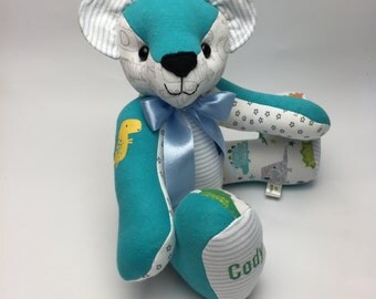 Keepsake Bear - Memory Bear - Baby Clothes Bear - Handmade Bear from your special items of clothing