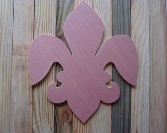 Fleur-de-lis, Wood (Unfinished); Mardi Gras Decoration; Louisiana Door Hanger