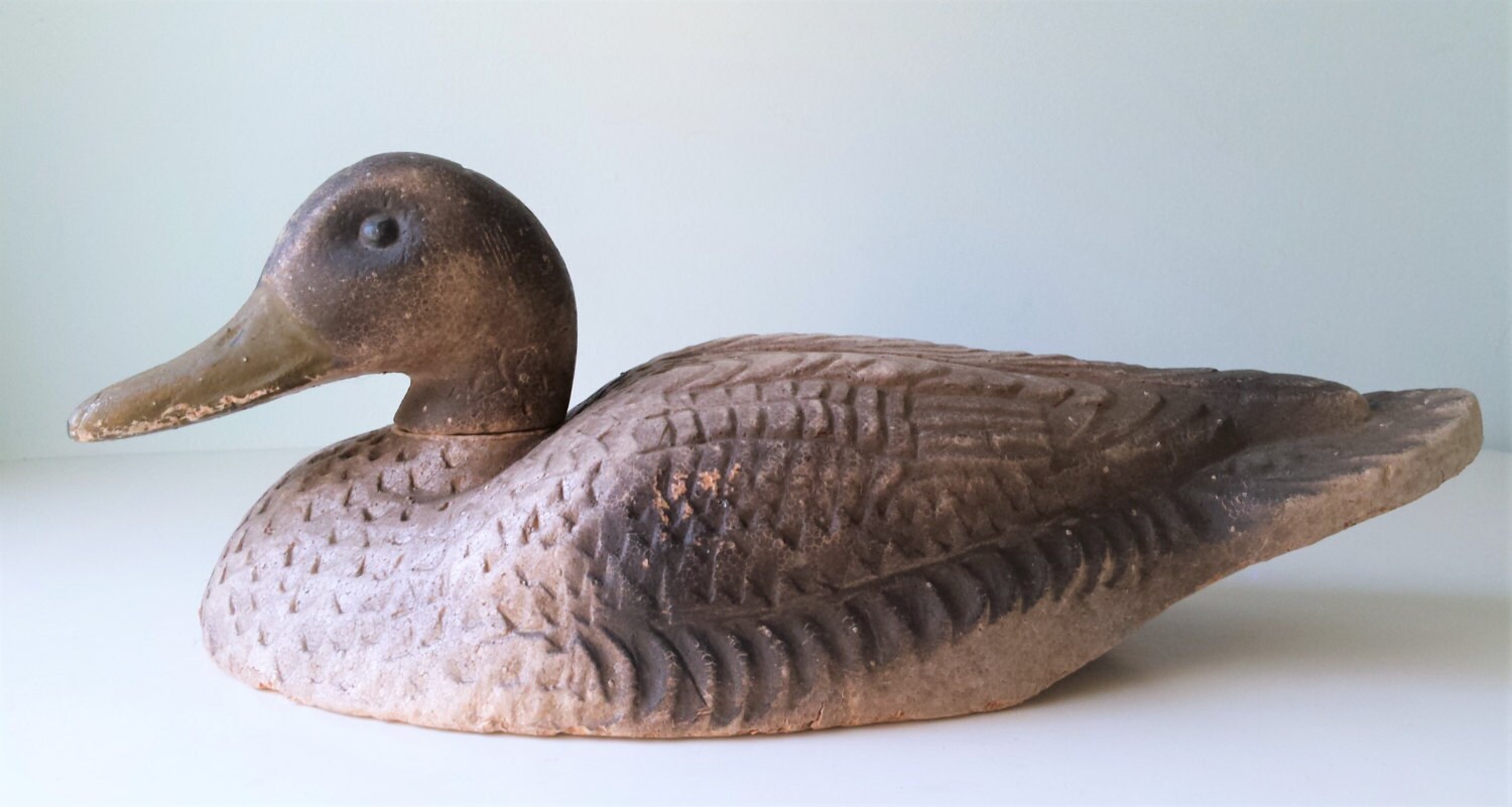 Vintage Duck Decoy Carry-Lite Styrofoam Decoy Collectible