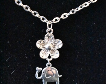 Lucky Elephant Necklace, Buena Suerte, Good Luck Necklace, Good Luck Elephant