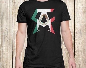 SAUL CANELO ALVAREZ Boxing Men T-Shirt Black Mexico Flag