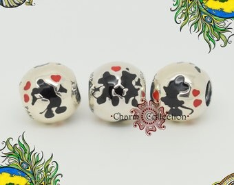 Genuine Pandora Disney, Minnie & Mickey Forever Charm 791700ENMX