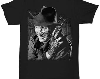 Nightmare on Elm Street Freddy Krueger Horror Movie shirt Tee T-shirt S - 5XL Black 2