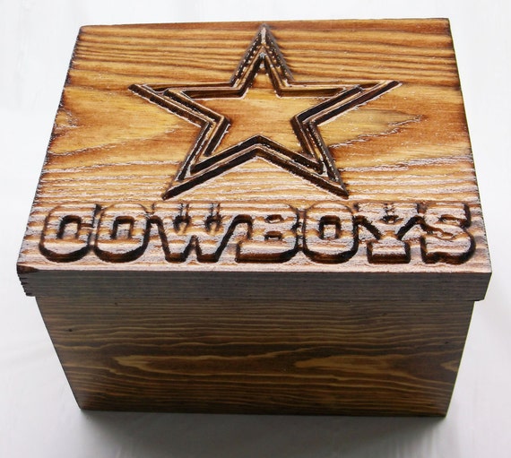 Personalized Dallas Cowboys Gift Box Engraved Birthday