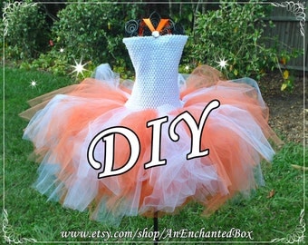 DIY BB-8 STARWARS Inspired Princess Dress Kit, Girls Dressup Gown, Flower Girl for Disney Theme Wedding, Tutu Costume, Full Skirt, Star Wars