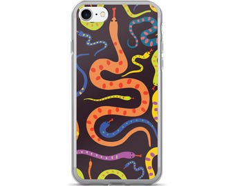 Snake iPhone Case, Phone Case Snake, Snake Phone Case, Protective iPhone Case, iPhone 7 Case, iPhone 6 Case, iPhone 5 Case, Snake Lover