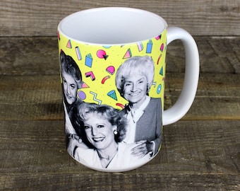 Golden Girls MUG dorothy blanche rose sophia Thank You for Being a Friend gifts for HER gay icons Pride