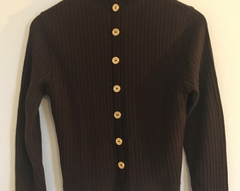 button up turtleneck