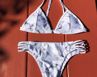 MARBLE brazilian triangle bikini