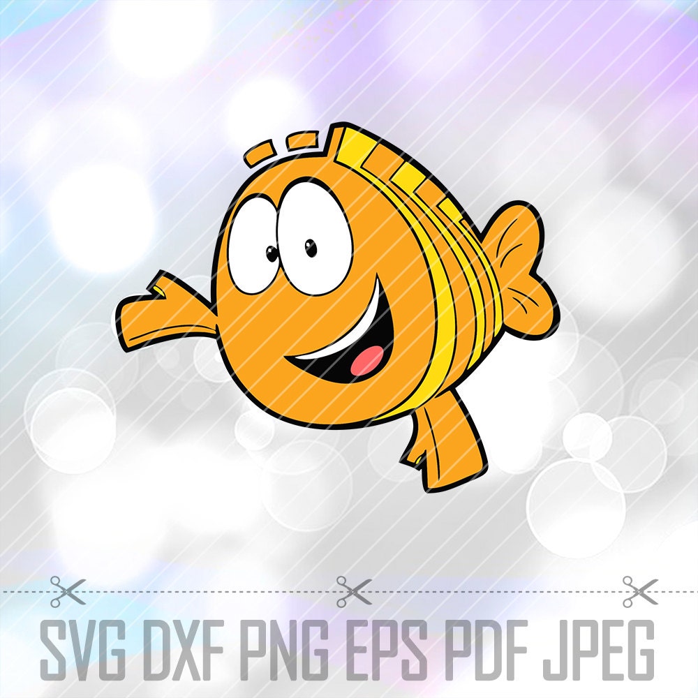 Download Bubble Guppies Mr. Grouper SVG DXF Eps Png Layered Cut File