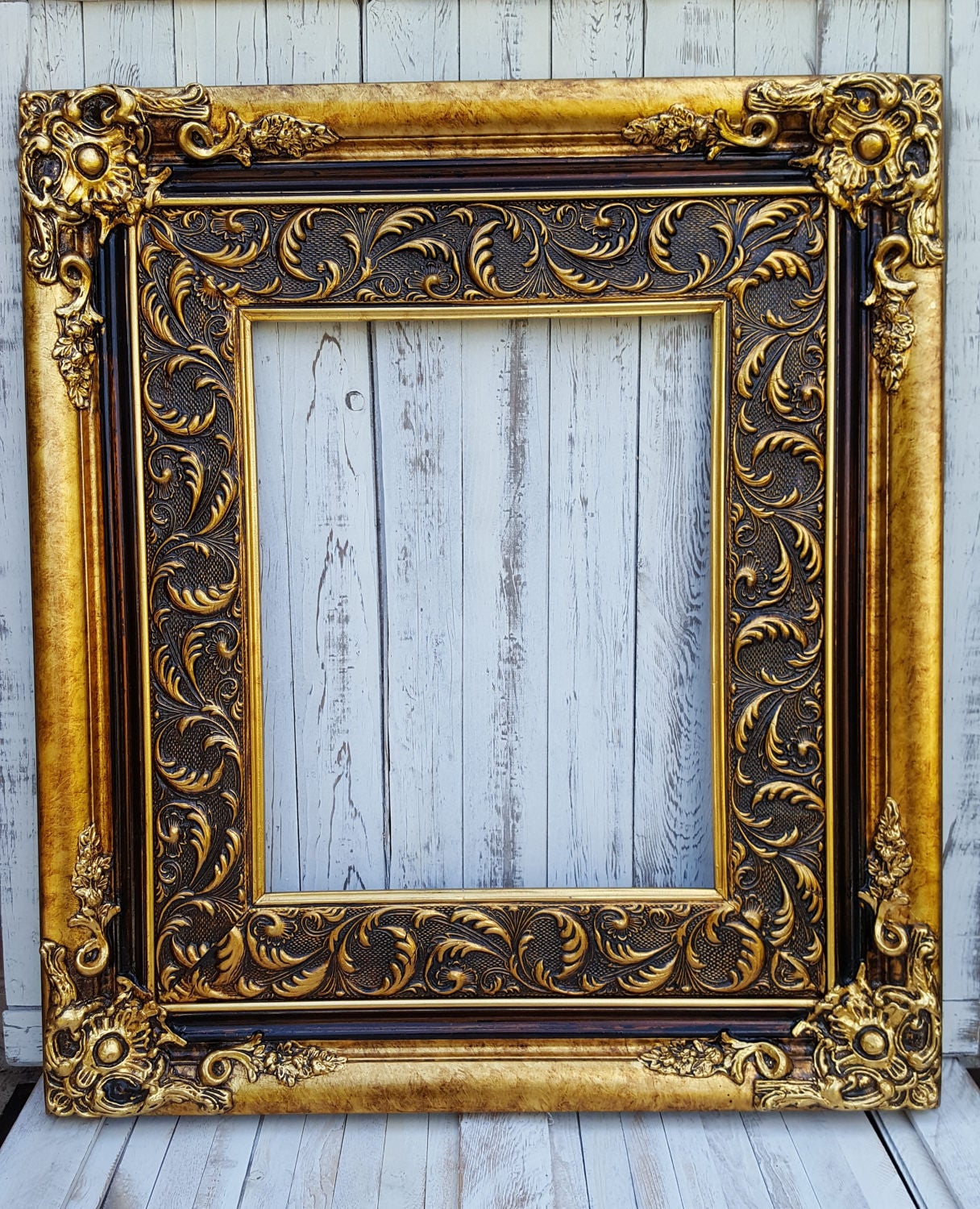 Baroque Style Frame antique gold wedding framecolonial