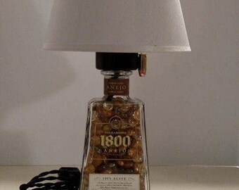 Tequila Reserva 1800 Anejo Bottle Lamp