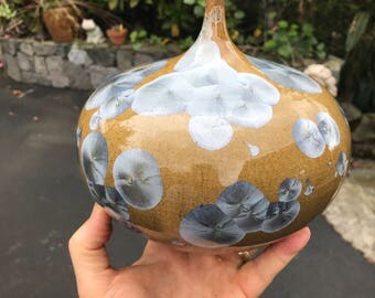 Crystalline Glazed vase