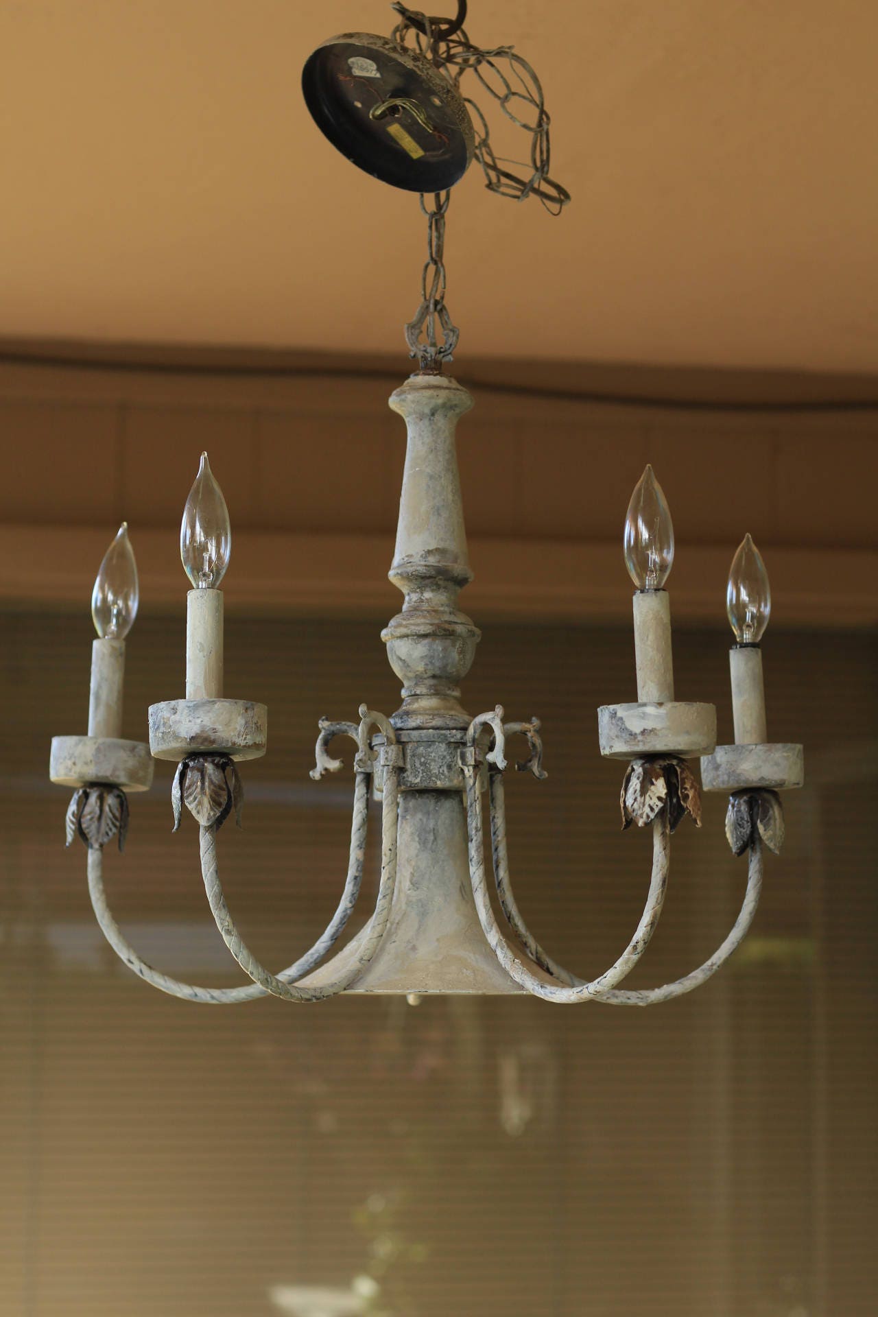 Shabby Chic Distressed Chandelier