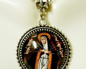 Our Lady of Sorrows pendant and chain - AP26-250