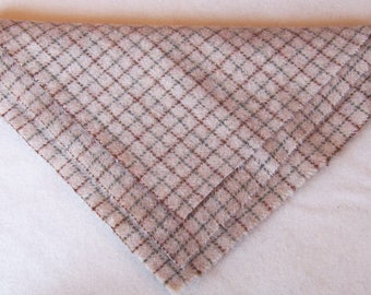 Felted Wool, 10in.x 10in. - Khaki Check - for Applique, Penny Rugs and Sewing Projects / W19