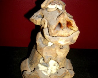 Cute Handmade Pottery Dragon Incense Burner Cover