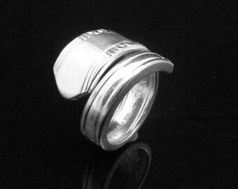 Simple Floral Spoon Ring, Jasmine 1939