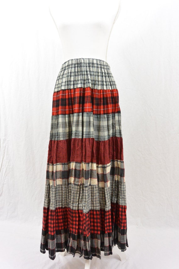 flannel shirt skirt