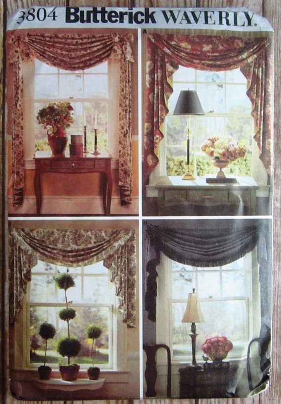 Swags and Jabots Window Treatments Waverly Butterick Pattern