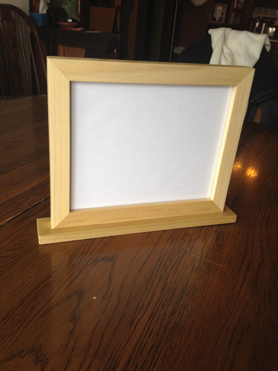 Double Sided Picture Frame, Two Sided Frame, 2 Sided Frame ... - Sold by ZimWoodworking