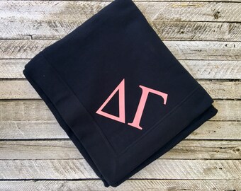 Monogram blanket, Monogrammed blanket, Sorority Blanket, Fraternity Blanket, Gift for men, Monogrammed gifts, Personalized gifts