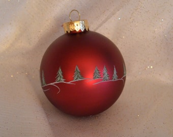 Hand painted Christmas Ball