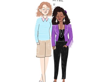 San Junipero Print - Hand-Illustrated
