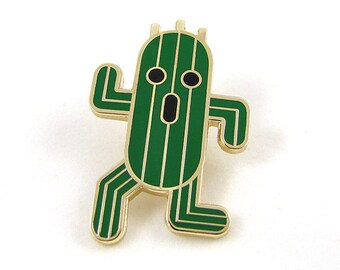 Final Fantasy Cactuar Enamel Lapel Pin