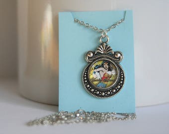 12mm Glass Cabochon Wonder Woman Necklace