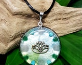 EMOTIONAL HEALING Orgone Pendant – Rose Quartz, Turquoise and Aventurine – Release the Past, Heal Negative Patterns and Habits - Large