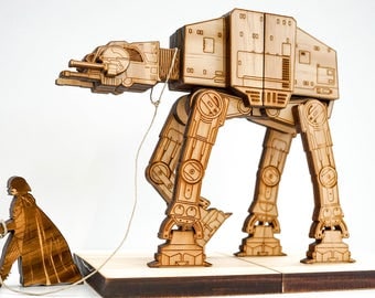 Book Ends, AT-AT on a leash, Star Wars, Bookends
