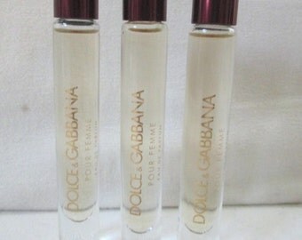 Dolce & Gabanna Pour Femme Rollerball EDP, Lot of 3